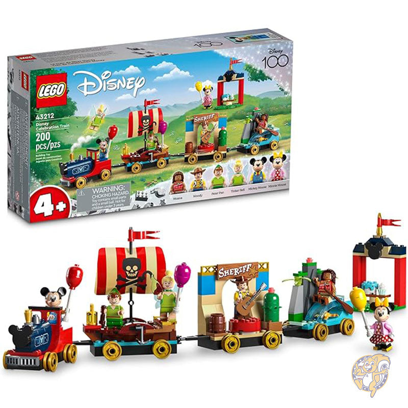 レゴ LEGO ディズニー 100周年記念 トレイン 組み立ておもちゃ 想像力豊かな遊び ディズニーミニフィギュア6体 モアナ ウッディ ピーターパン ティンカーベル ミッキー&ミニーマウス