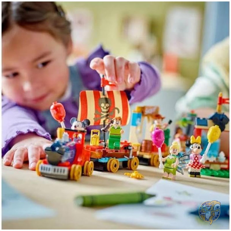 レゴ LEGO ディズニー 100周年記念 トレイン 組み立ておもちゃ 想像力豊かな遊び ディズニーミニフィギュア6体 モアナ ウッディ ピーターパン ティンカーベル ミッキー&ミニーマウス