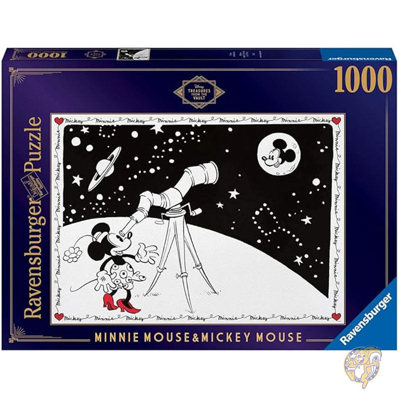 ディズニー Disney Treasures from The Vault ミニー&ミッキー 1000ピースパズル 大人用 Ravensburger ラベンスバーガー