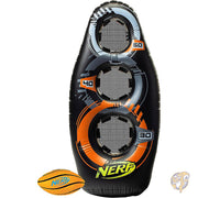 ナーフ Nerf インフレータブル ターゲット セット 射撃用マト プロショット キッズ フットボール + ブラスター ターゲット ゲーム セット - スタンディング ポップアップ ターゲット 127cm