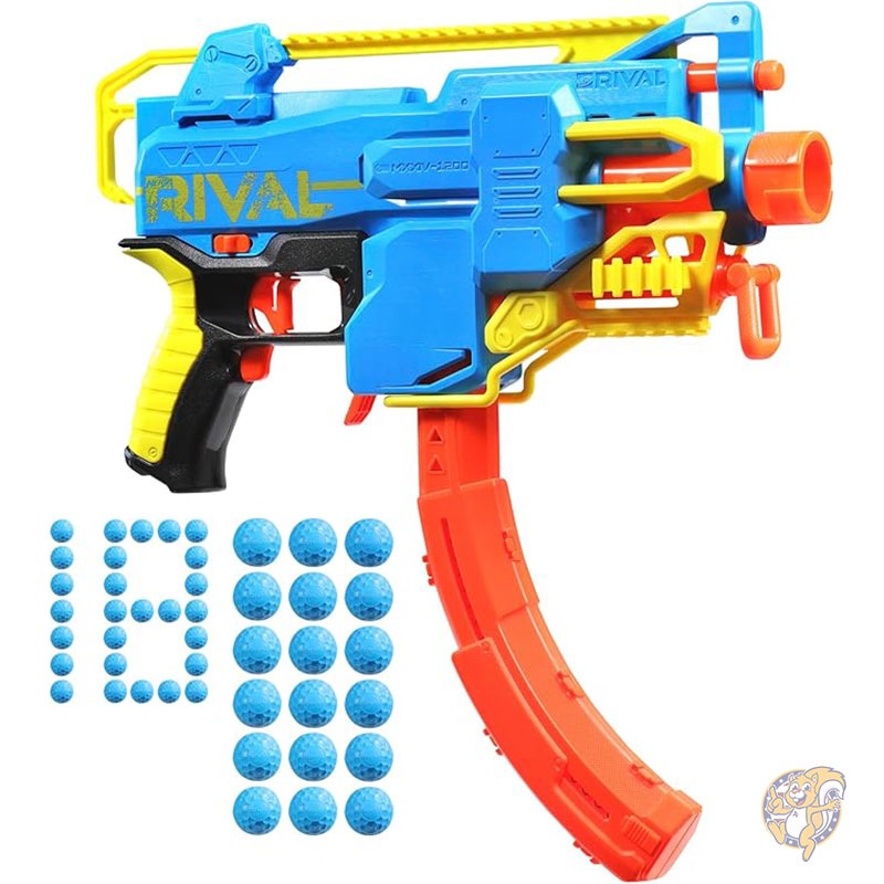 ナーフ Nerf ライバル チャレンジャー MXXIV-1200 電動ブラスター カーブ型 12 ラウンド マガジン ナーフ ライバル アキュラウンド 18発 おもちゃ