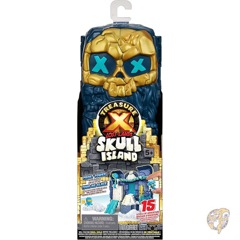 トレジャーX TREASURE X ロスト ランド スカル アイランド フロスト タワー マイクロ プレイセット 15 レベルの冒険 フィギュアを発見しよう!
