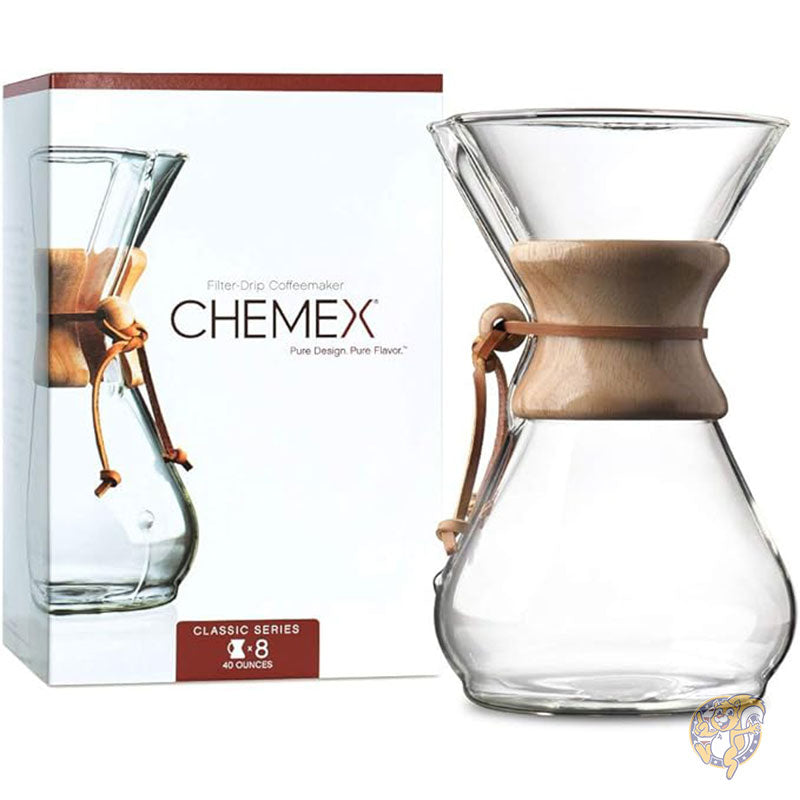 コーヒーフィルター 使い捨てフィルター 8カップ クラシックシリーズ スクエアフィルター 100 個入り 専用パッケージ CHEMEX