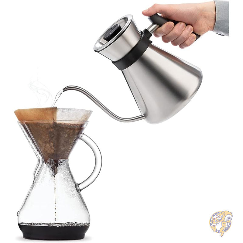 ティーケトル ステンレススチール グースネック シェトル ブラッシ Chemex
