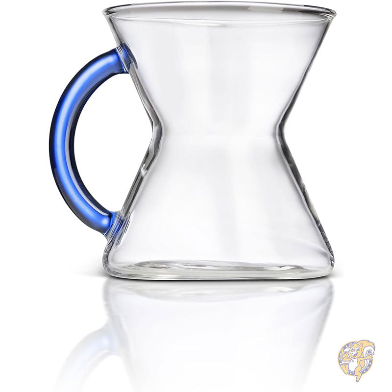 コピーコーヒーカップ マグカップ カラーガラスハンドルマグ サファイア Chemex