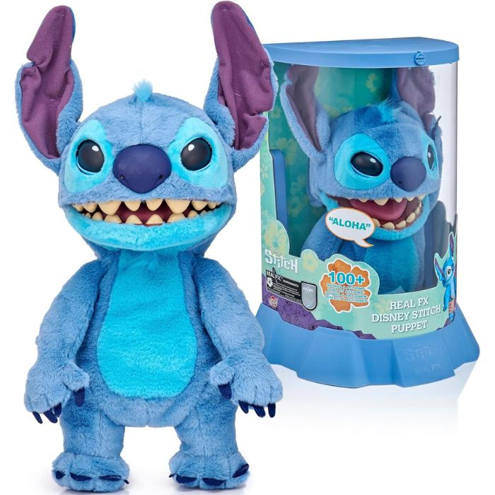 スティッチ 動く人形 Lilo & Stitch ぬいぐるみ サウンド&アクション搭載 ディズニー リロ&スティッチ 約46cm