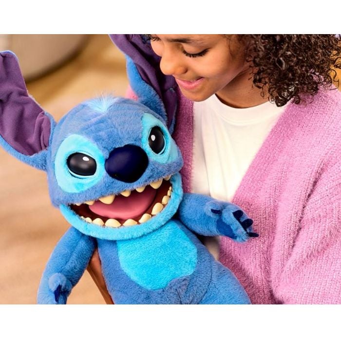 スティッチ 動く人形 Lilo & Stitch ぬいぐるみ サウンド&アクション搭載 ディズニー リロ&スティッチ 約46cm