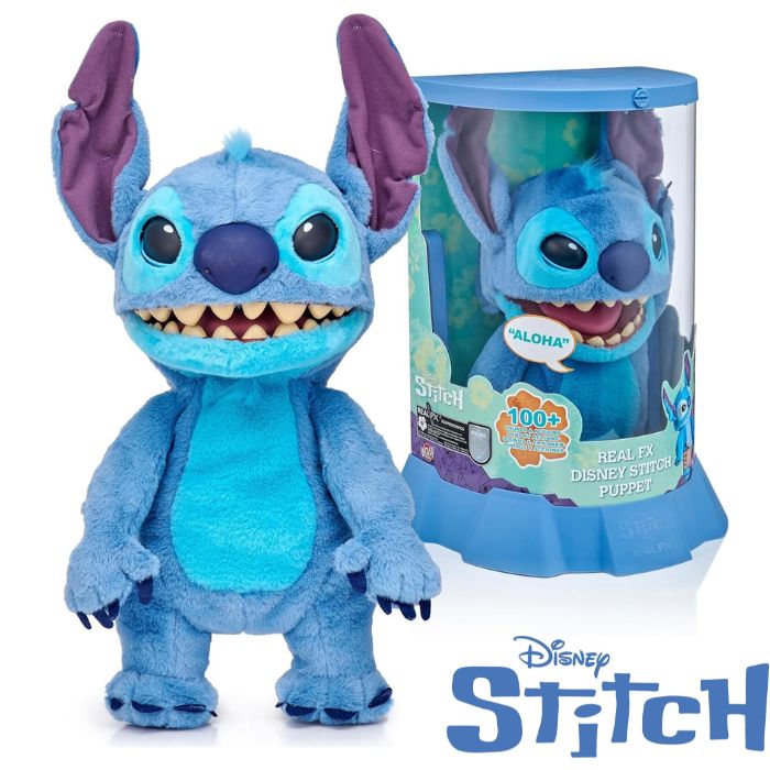 スティッチ 動く人形 Lilo & Stitch ぬいぐるみ サウンド&アクション搭載 ディズニー リロ&スティッチ 約46cm