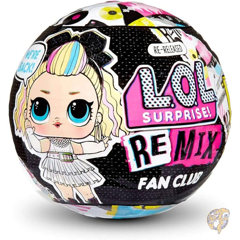LOL サプライズ L.O.L. Surprise! リミックスファンクラブ 7つのサプライズ付き 再リリースドール 人形 おもちゃ