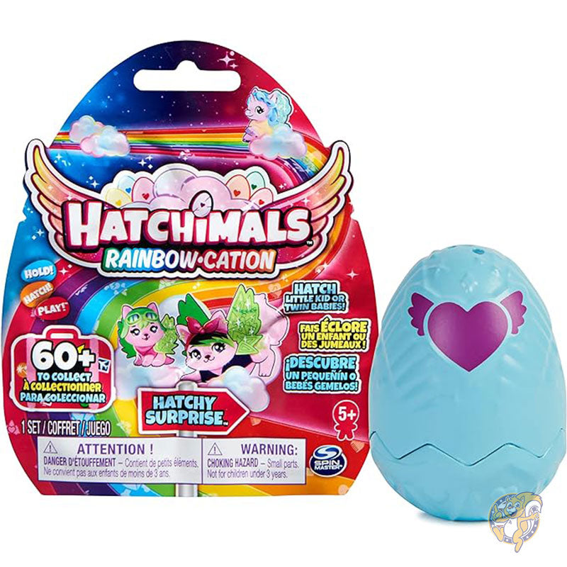 ハッチマルズ サプライズミステリーエッグおもちゃ 女の子用 収集価値のあるレインボーカチオンハッチ 1 おもちゃ Hatchimals o CollEGGtibles