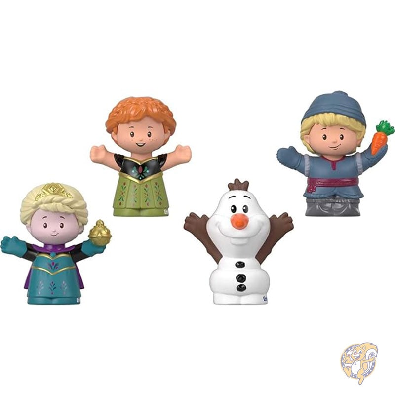 リトルピープル 幼児用おもちゃ ディズニー アナと雪の女王 エルサと仲間たち フィギュアセット アナ クリストフとオラフ付き フィッシャープライス Fisher-Price