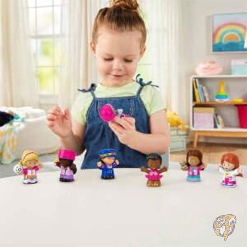 リトルピープル バービー 幼児用 何でもできるフィギュアパック ごっこ遊び用キャラクター フィギア7体 おもちゃ フィッシャープライス Fisher-Price