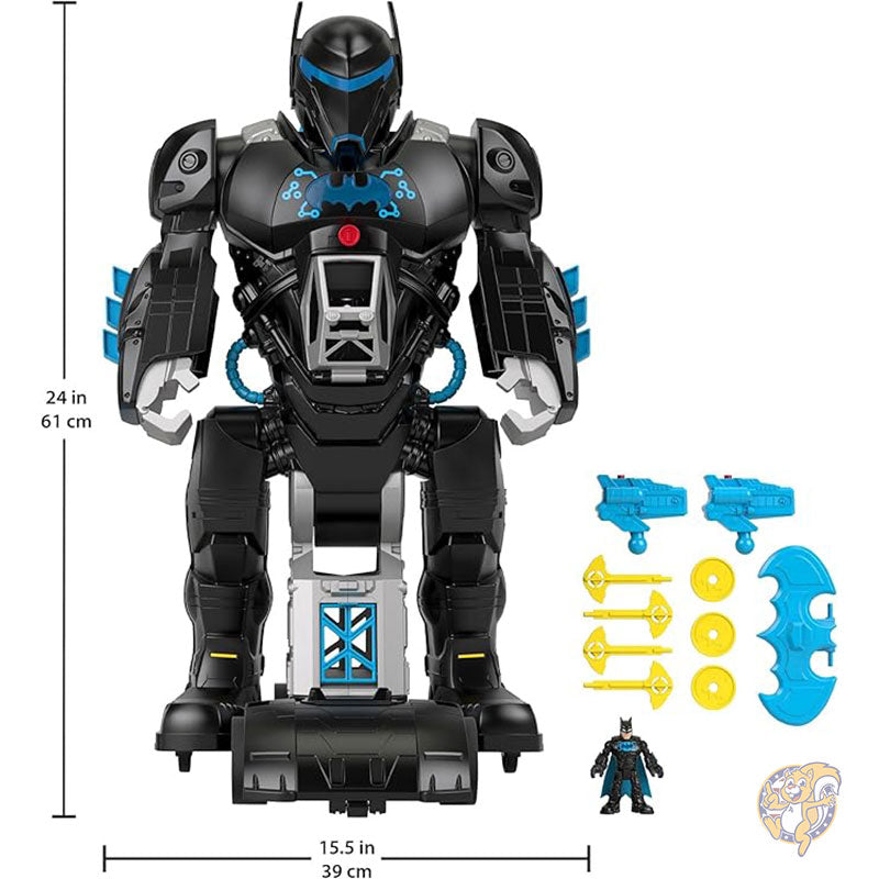 イマジネクスト DC スーパーフレンズ バットマン おもちゃ バットテック バットボット プレイセット 高さ61cm ロボット ライトとサウンド付き フィッシャープライス Fisher-Price