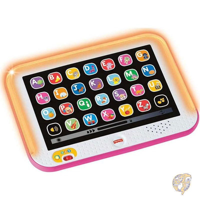 幼児用学習玩具 Laugh & Learn スマートステージ タブレット ライトと音楽付き 早期ごっこ遊び用 フィッシャープライス Fisher-Price