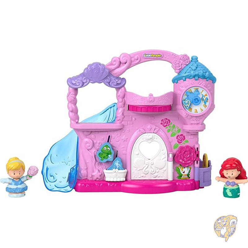 リトルピープル 幼児用おもちゃ ディズニープリンセス プレイ&ゴー キャッスル ポータブルプレイセット ごっこ遊び フィッシャープライス Fisher-Price