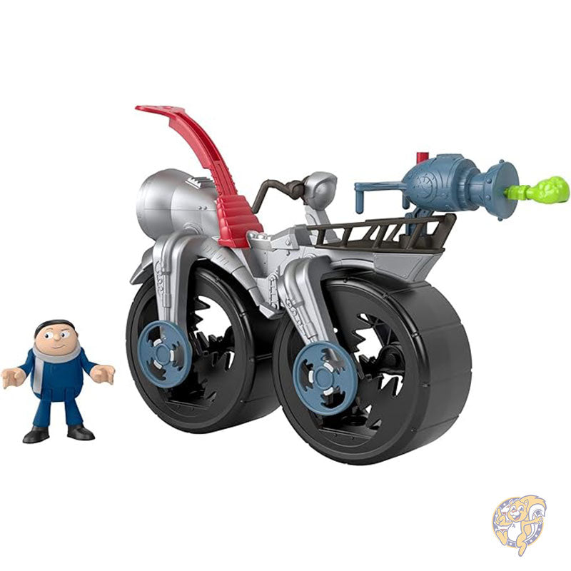 イマジネクスト ミニオンズ グルーのロケットバイク キャラクターフィギュア おもちゃの自転車セット 3~8歳の未就学児向け フィッシャープライス Fisher-Price