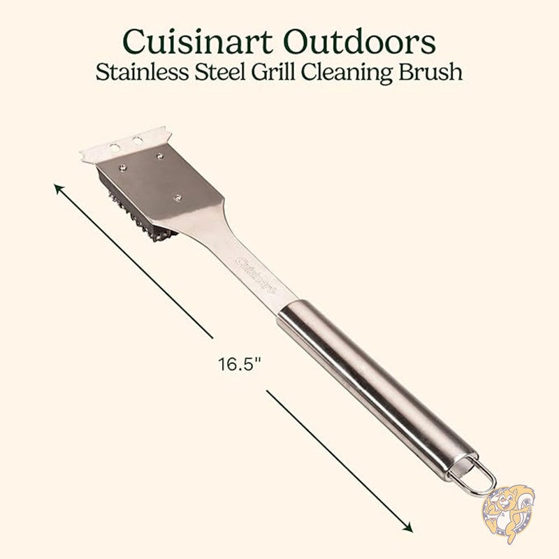 BBQグリルクリーニングブラシとスクレーパー 42cm ステンレススチール Cuisinart クイジナート