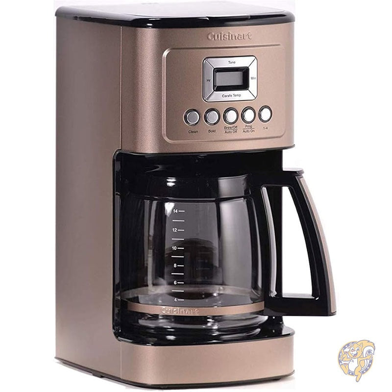 Cuisinart クイジナート コーヒーメーカー 14カップガラスカラフェ 抽出濃度コントロールと1~4カップ設定の全自動 ステンレススチール