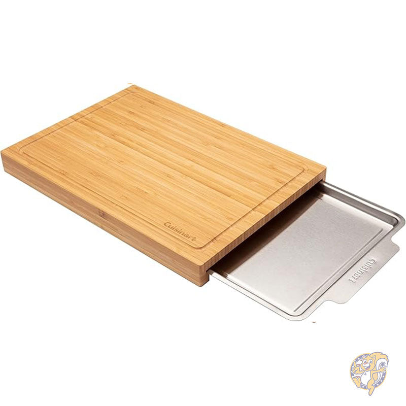まな板 トレイ CPK-4884 竹製カッティングボード 隠しトレイ付き CUISINART クイジナート