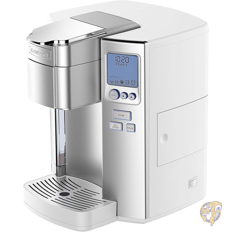 コーヒーメーカー シングルサーブ リザーバー コーヒーマシン プログラム可能な醸造および温水ディスペンサー 2.1L ステンレススチール CUISINART クイジナート