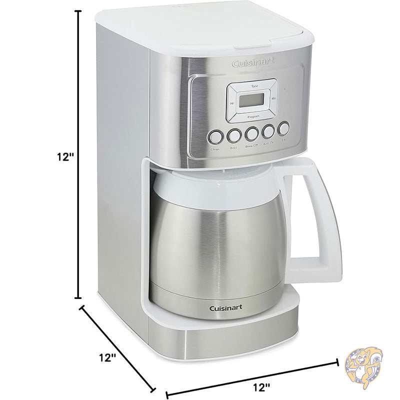 コーヒーメーカー ステンレススチール 12カップ サーマル ホワイト CUISINART クイジナート