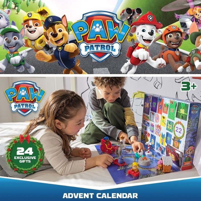 パウパトロール パウパト クリスマス アドベントカレンダー PAW Patrol Advent Calendar 24個のおもちゃ付き クリスマスカウントダウン