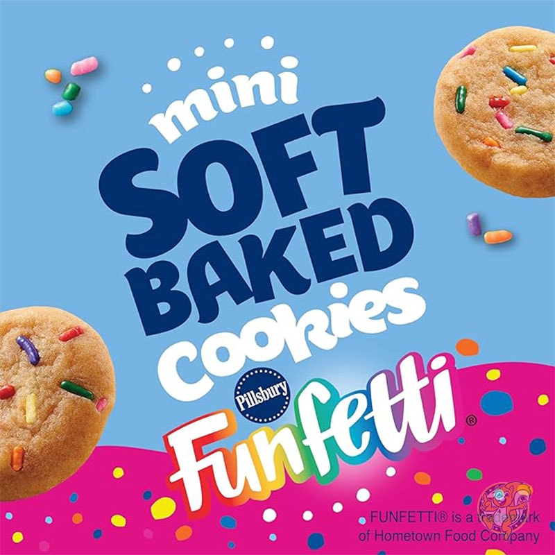 ファンフェッティ ミニ ソフト ベイクド クッキー 10 個入り お菓子 ピルズベリー Pillsbury