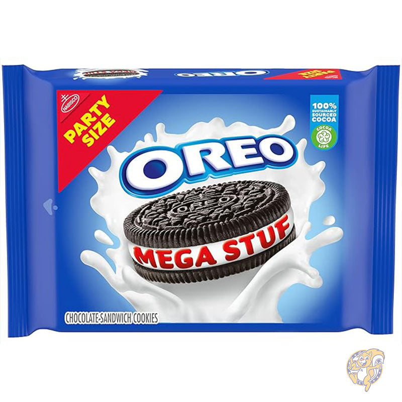 Oreo オレオ メガスタッフ チョコレート サンドイッチ クッキー パーティーサイズ 0.45kg 265g