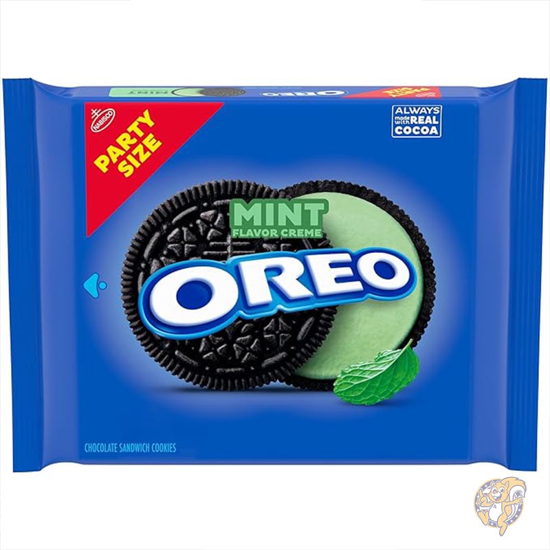 Oreo オレオ ミントクリームチョコレートサンドイッチクッキー パーティーサイズ 708g