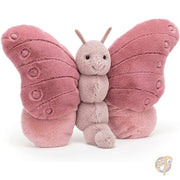 ベアトリス バタフライ ぬいぐるみ 25cm 昆虫と虫のぬいぐるみ クラシックな子供用ギフト Jellycat ジェリーキャット