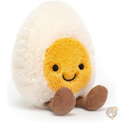 ゆで卵のハッピーぬいぐるみ 小 14cm 食べ物ぬいぐるみ Jellycat ジェリーキャット