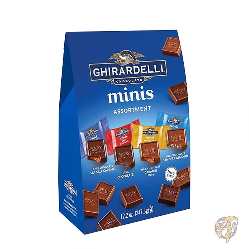 チョコレート アソート ミニ スクエア ポーチ 340g XL ギラデリ Ghirardelli