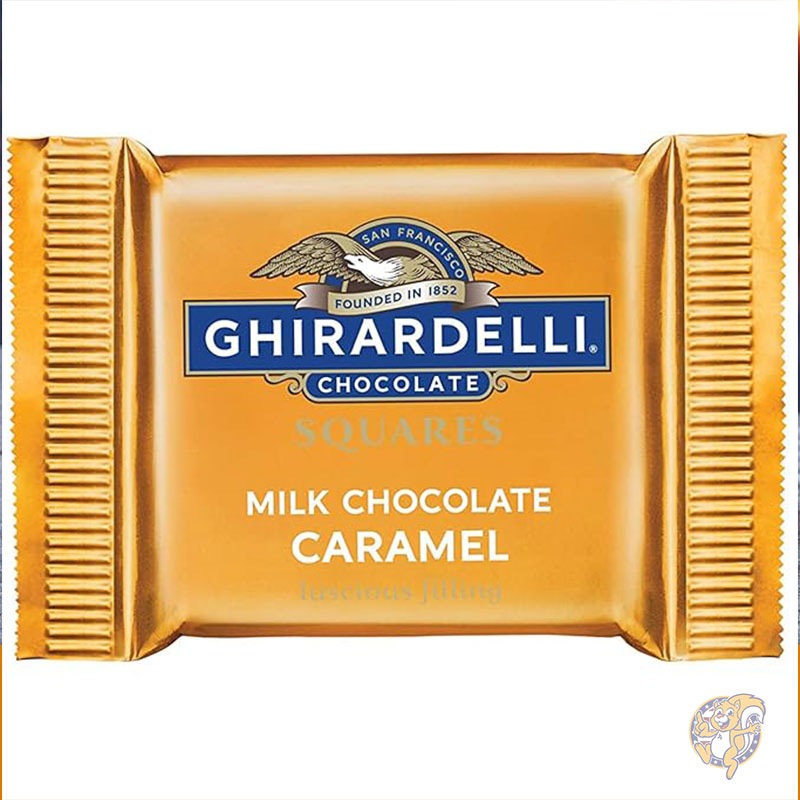 ミルク & キャラメル チョコレート スクエア 15g 50枚 ギラデリ Ghirardelli