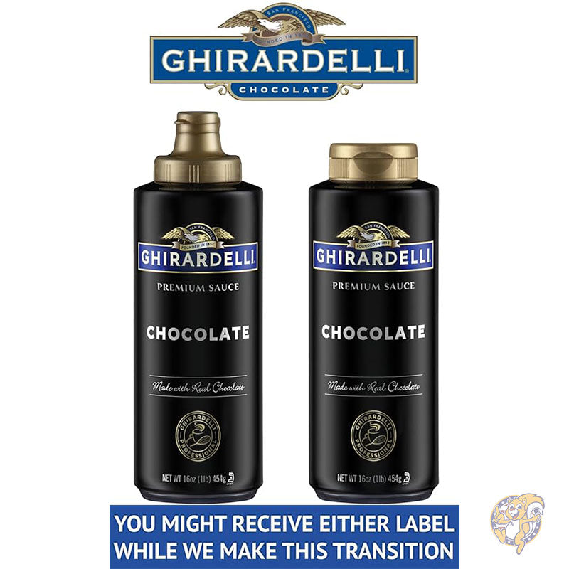 チョコレート&キャラメルソース 473g スクイーズボトル ギラデリ Ghirardelli