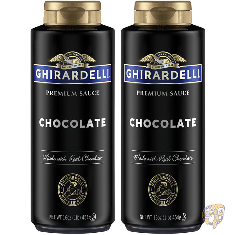 チョコレートソース、ブラックラベル 453g スクイーズボトル (2 個パック) ギラデリ Ghirardelli