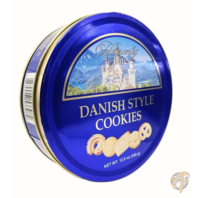 デンマーク風バタークッキー 金属缶入り 340g ヘブンリーバイツ Heavenly Bites