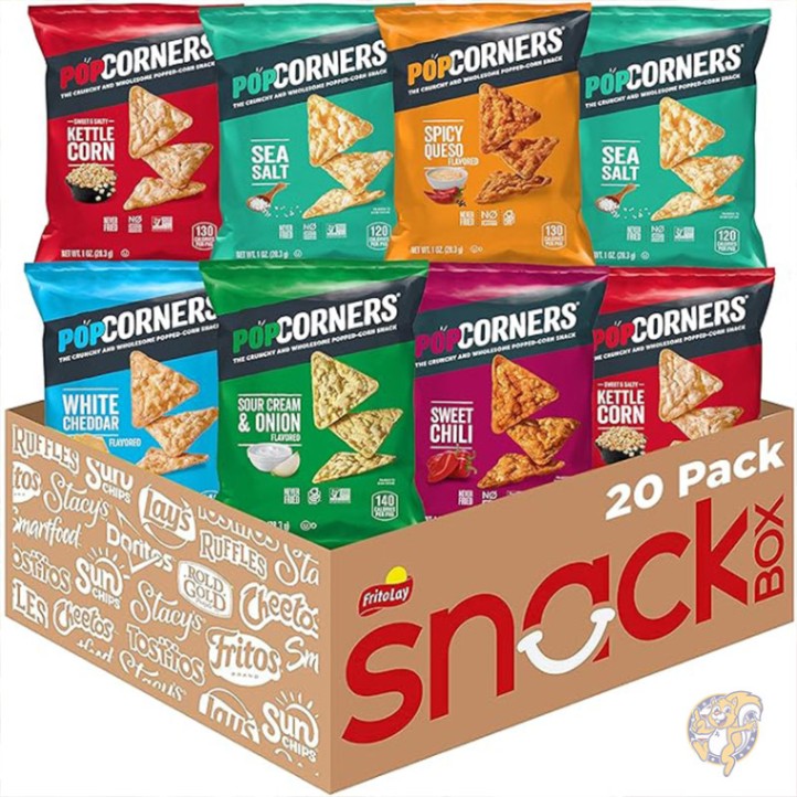 ポップコーンスナック サンプルパック 28g(20個入り)PopCorners ポップコーナー