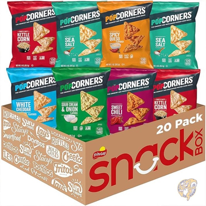 ポップコーンスナック サンプルパック 28g(20個入り)PopCorners ポップコーナー