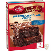 ディライト シュプリーム チョコレート チャンク ブラウニー ミックス 510g ベティ クロッカー Betty Crocker
