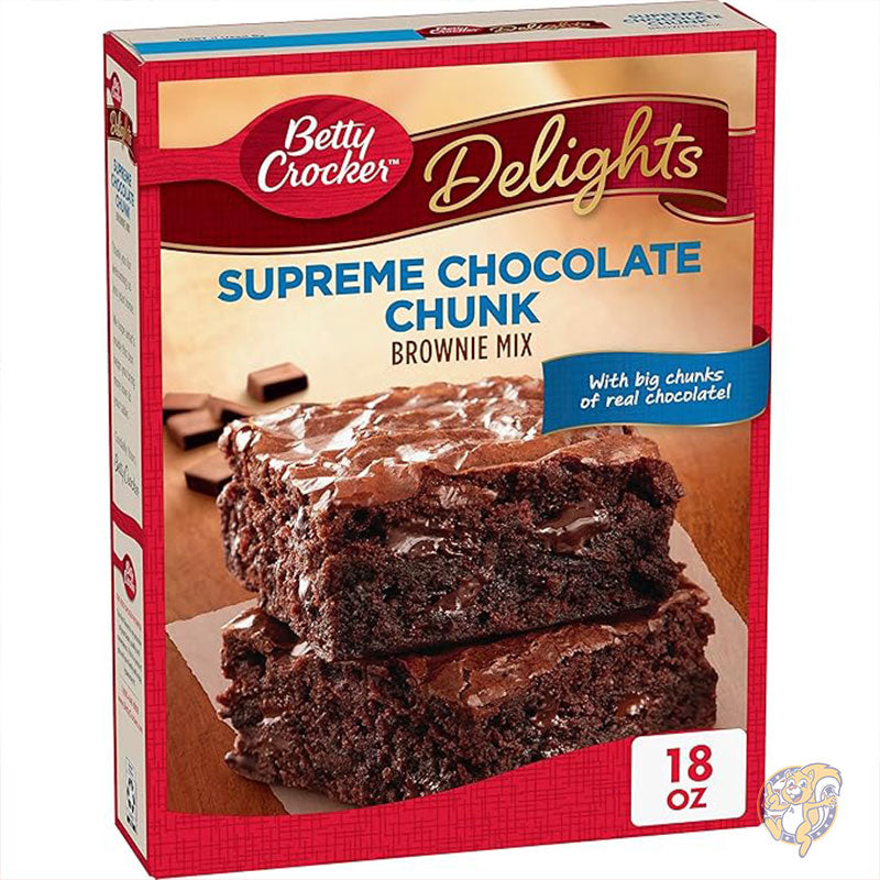 ディライト シュプリーム チョコレート チャンク ブラウニー ミックス 510g ベティ クロッカー Betty Crocker