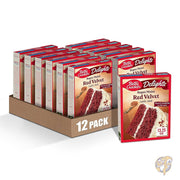 ディライト スーパー モイスト レッド ベルベット ケーキ ミックス 375g (12 個パック) ベティ クロッカー Betty Crocker
