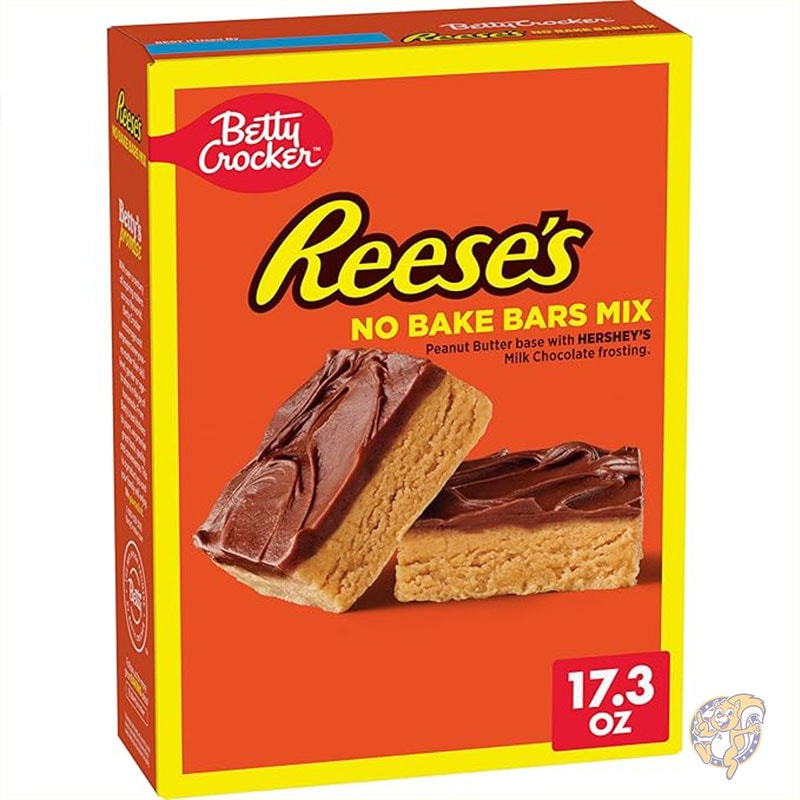リーシーズ ピーナッツバター ノンベイク バー ミックス ハーシーズ ミルクチョコレート フロスティング入り 490g ベティ クロッカー Betty Crocker