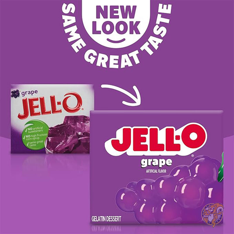 グレープゼラチンデザートミックス (85g ボックス) ジェロ Jell-O