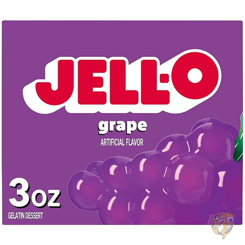 グレープゼラチンデザートミックス (85g ボックス) ジェロ Jell-O