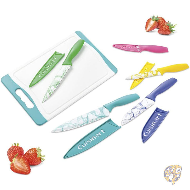 包丁セット マーブルナイフ C55CB-11PM アドバンテージ カトラリー 11ピース カッティングボードとナイフセット Cuisinart クイジナート