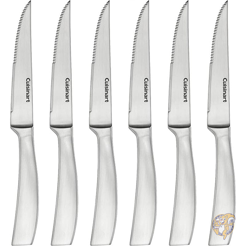 プレミアムステーキナイフ 6点セット 鍛造ステンレススチール Cuisinart クイジナート
