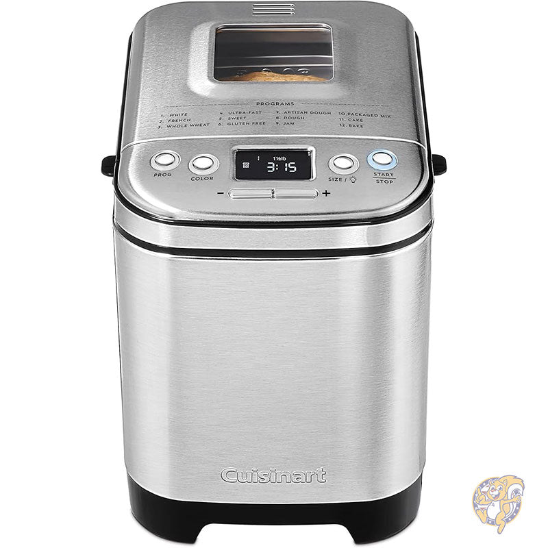 コンパクト自動パンメーカー CBK-110C ステンレススチール Cuisinart クイジナート