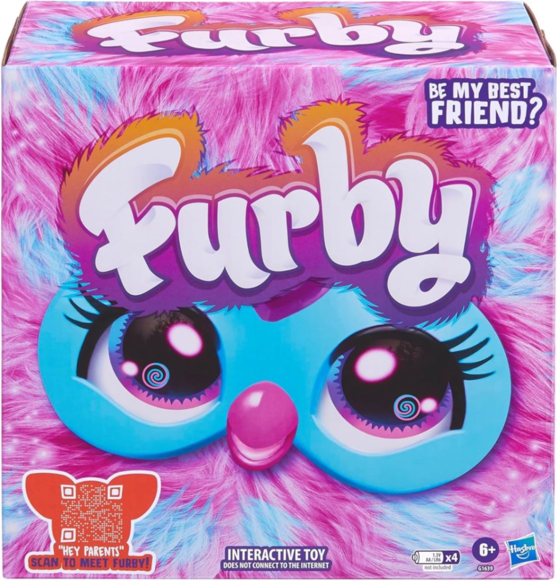 ファービー Furby ピンク&ブルー コットンキャンディ 15種のファッションアクセサリー付き