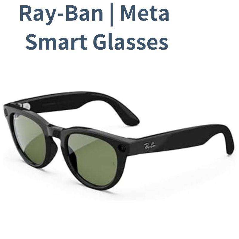 レイバン Ray-Ban メタ Meta AI搭載 メタスマートサングラスグラス ヘッドライナー シャイニーブラック / G15グリーン