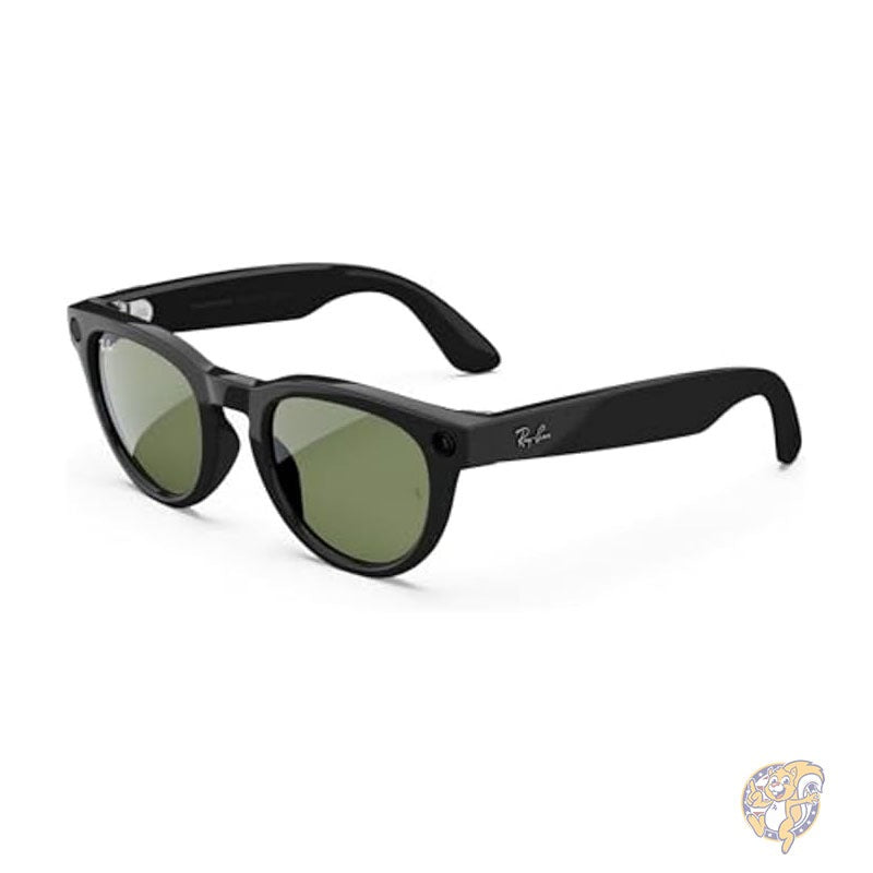 レイバン AI搭載 メタ スマートサングラス ヘッドライナー サングラス シャイニーブラック/G15グリーン レギュラー Ray-Ban メタ Meta